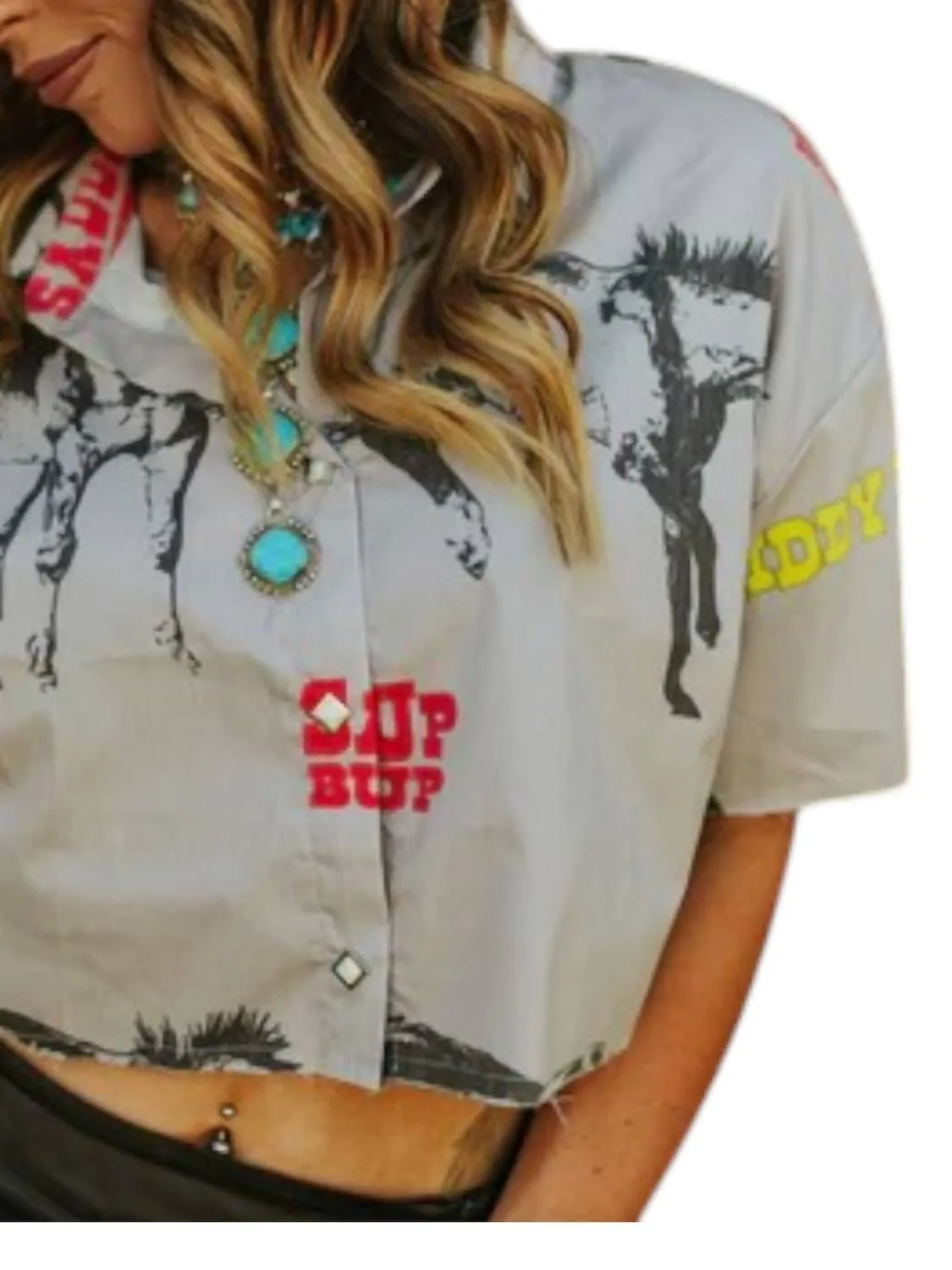 2Flyco - Giddy Up Trucker Shirt