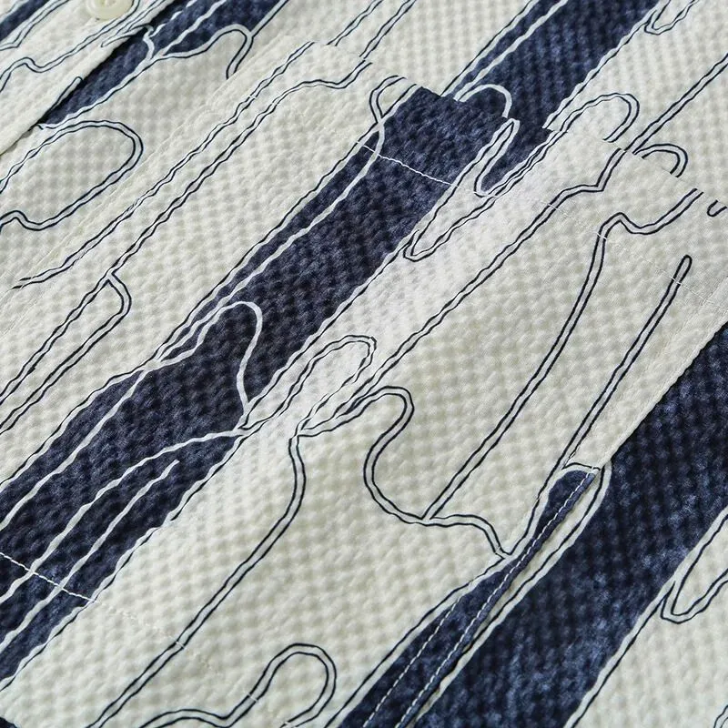 AVERY TEXTURED BUTTON-UP