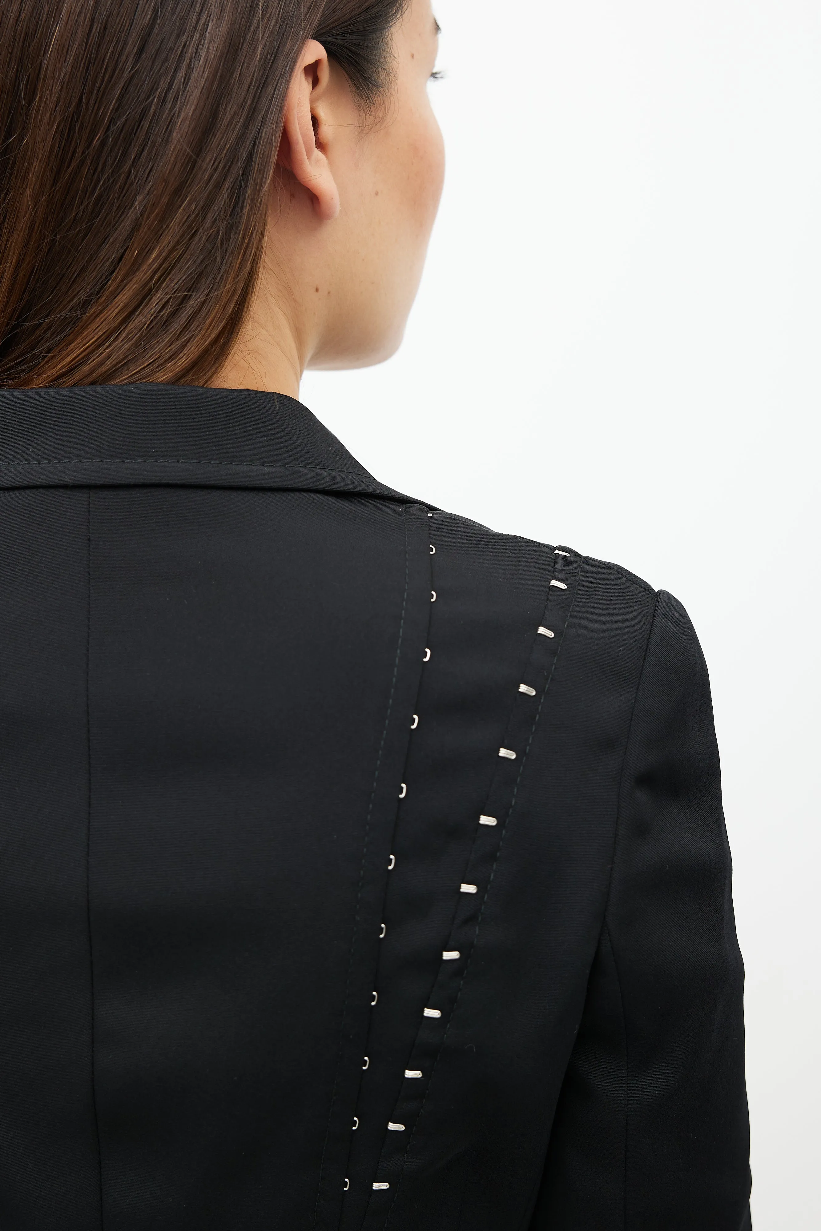 Black & Silver Two-Piece Suit