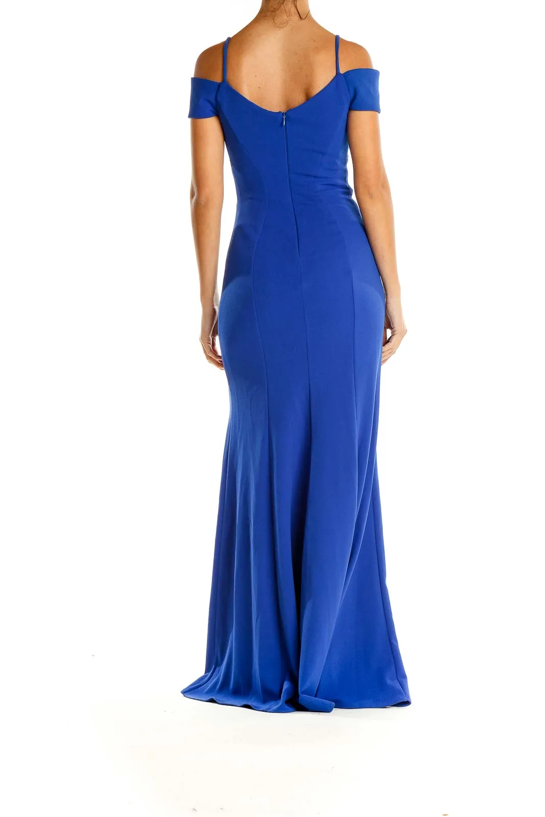 Blue Cocktail Evening Mermaid Dress