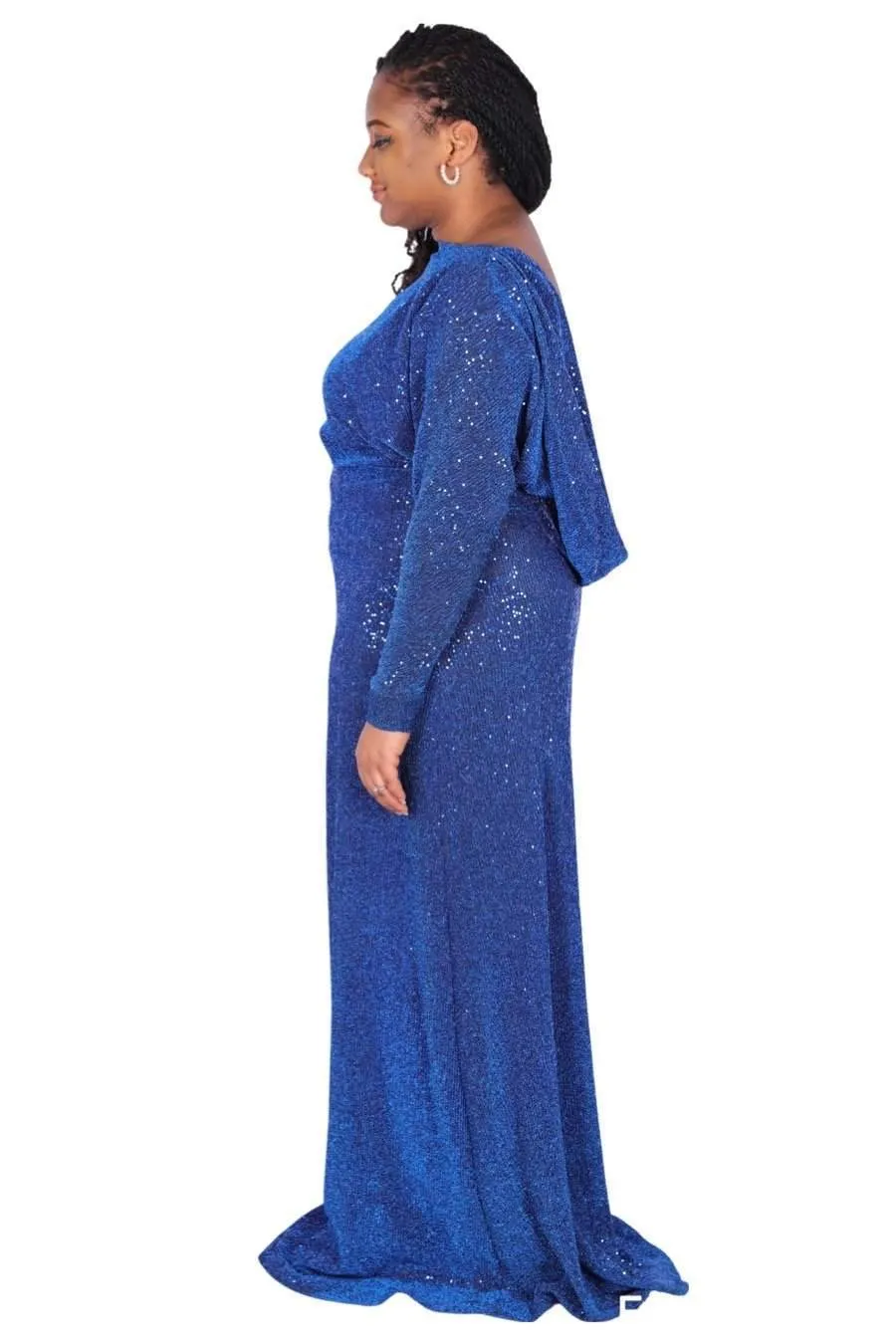 Blue Shiny Dress Sparkling