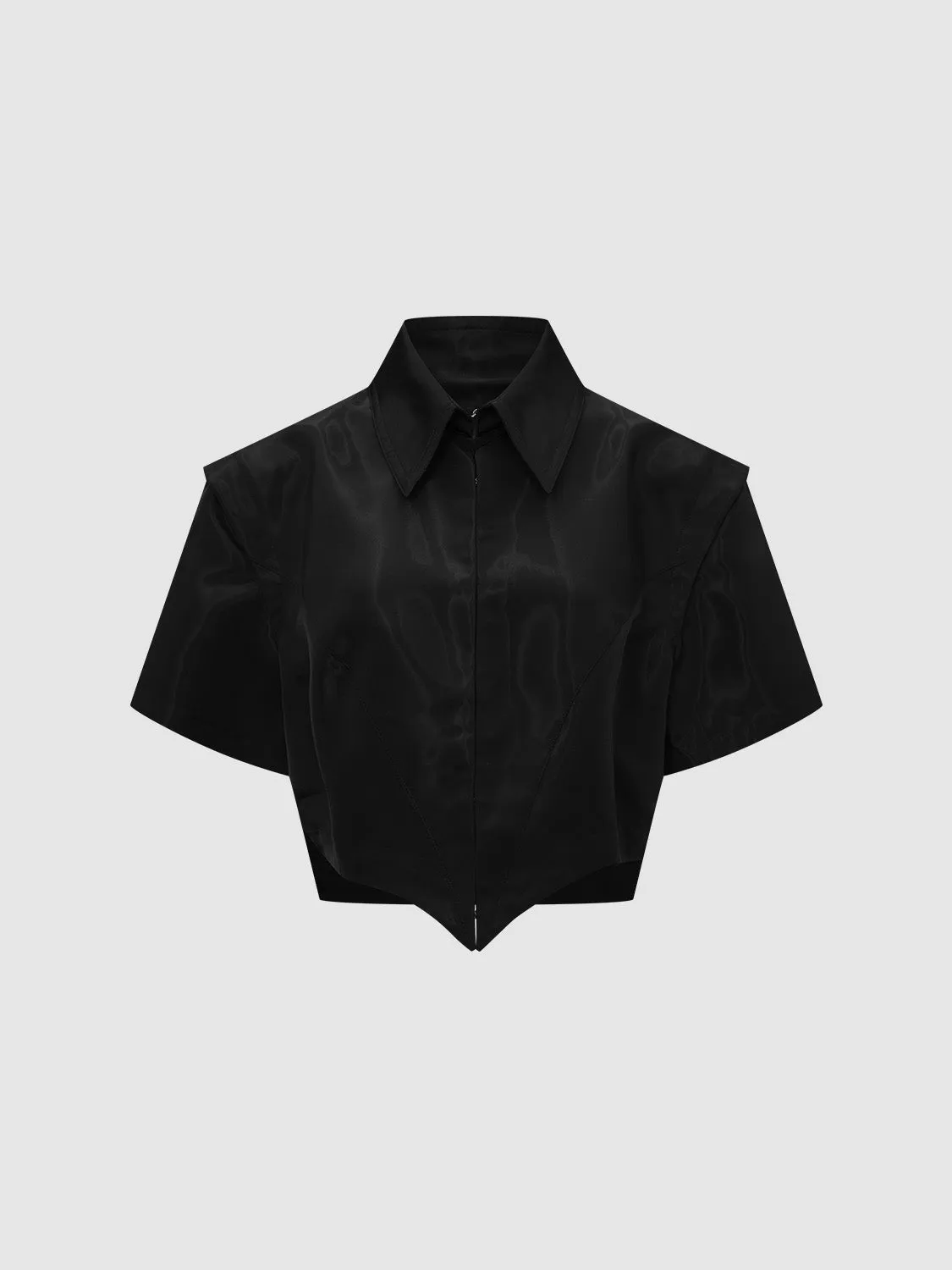 Cropped Button Up Shirts