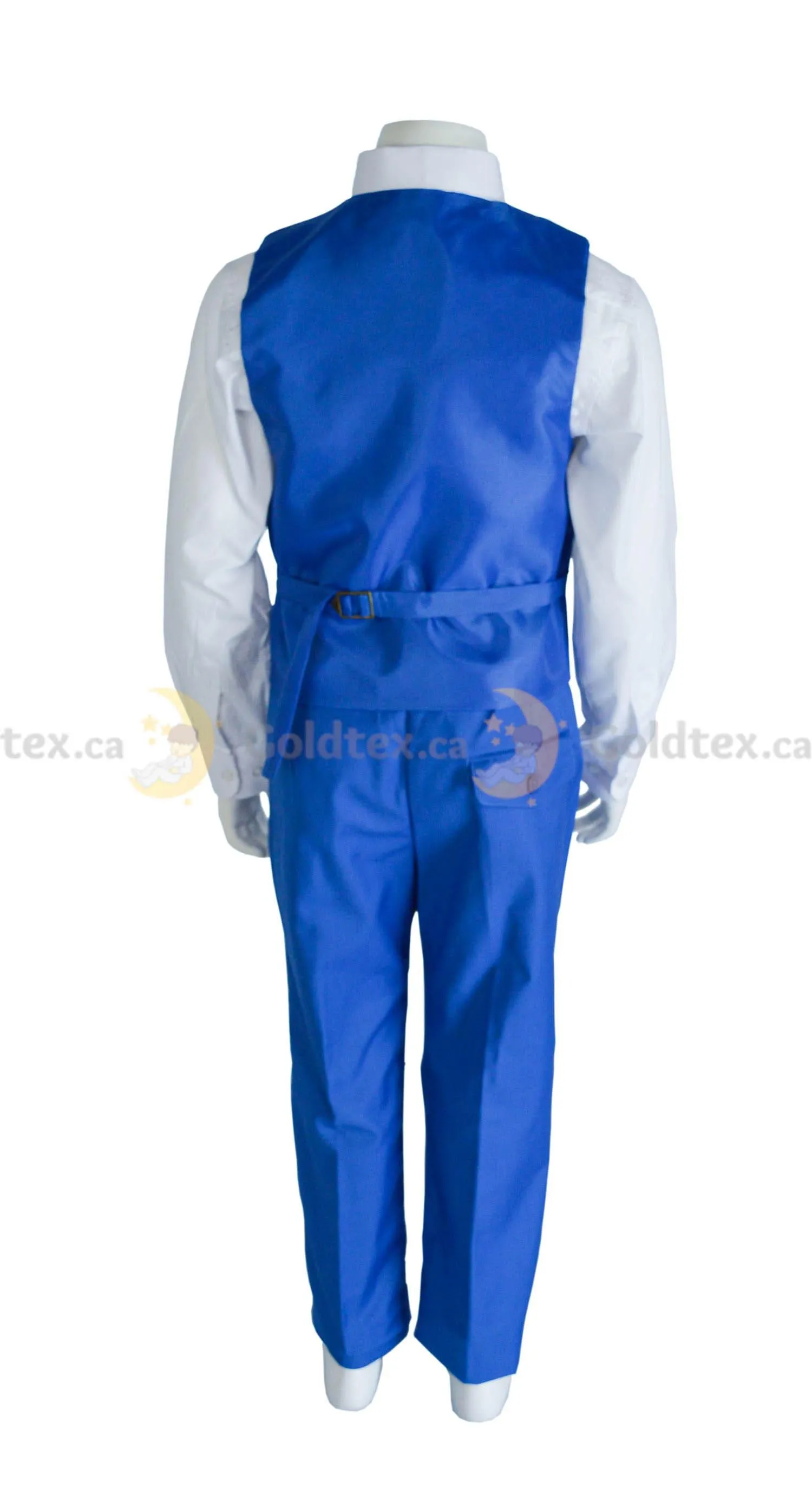 Formal Kids Wear 5-piece suit set - Ocean Blue - Style 8164