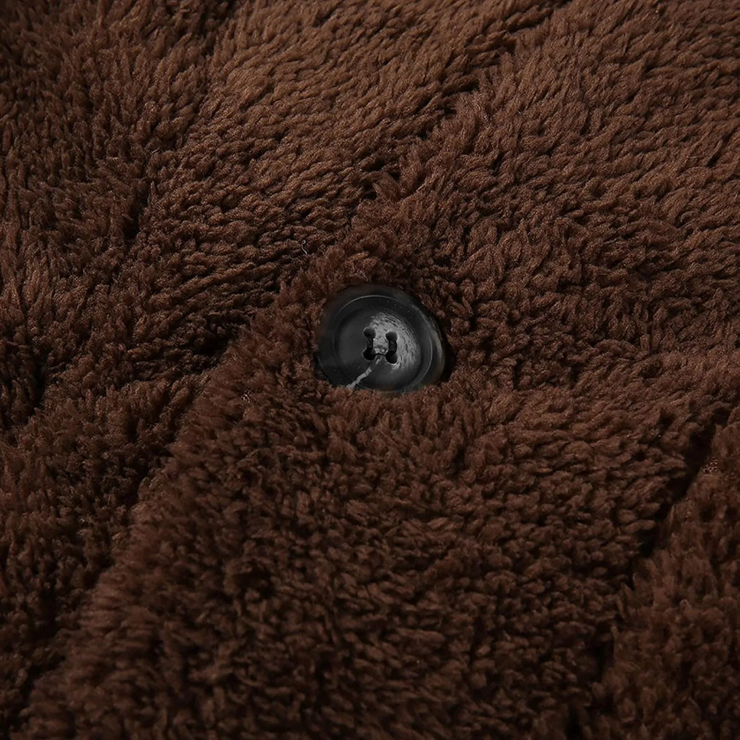Fuzzy Sherpa Jacket for Men Button Down Front Winter Coat Dape Cape Cardigan Fleece Cozy Jackets Slim Fit Outwear