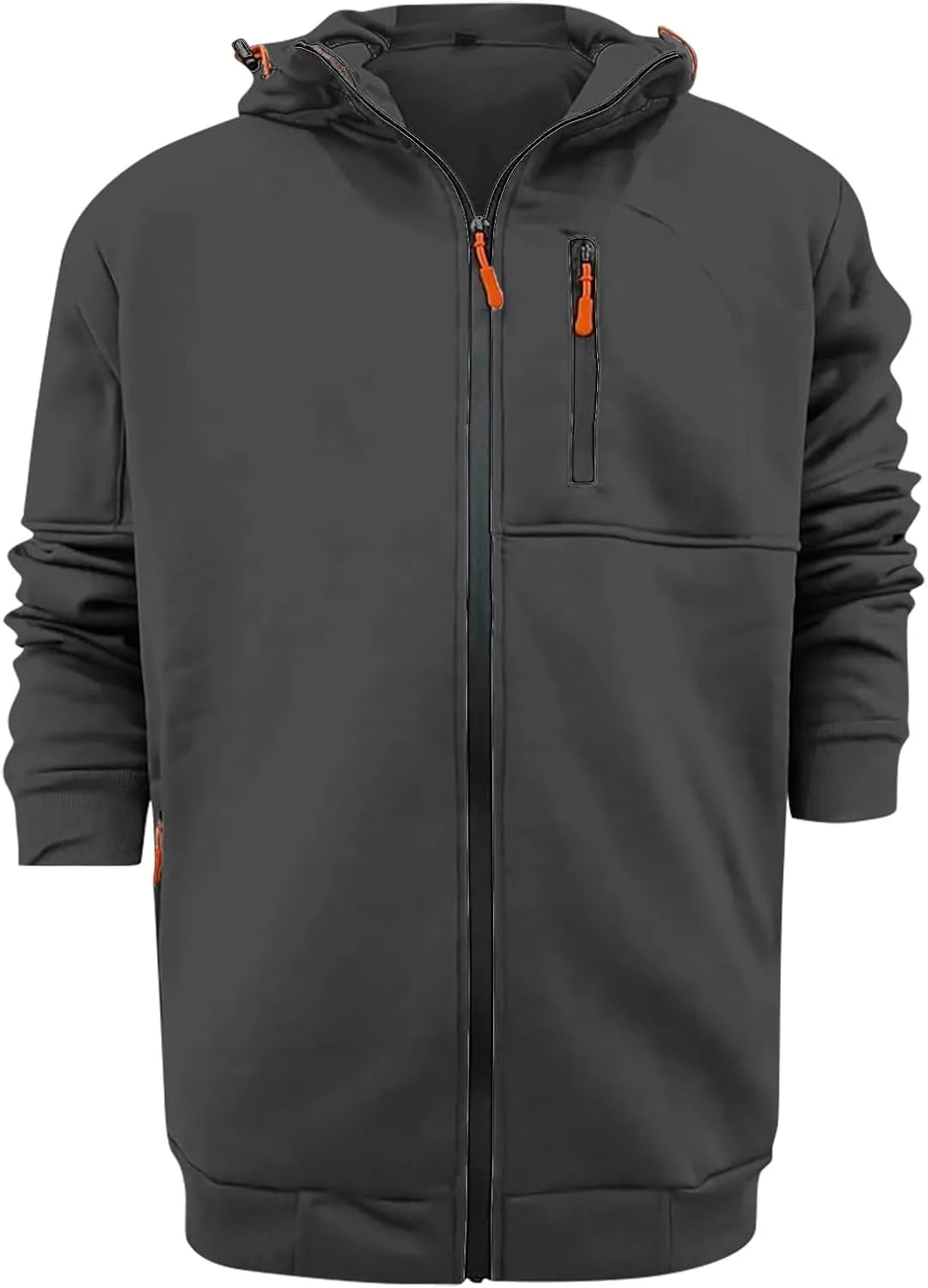 Hoodies for Men Zip up Lightweight Hoodie Hooded Sweatshirt Drawstring Casual Fashion Jacket Fall Tops with Pockets