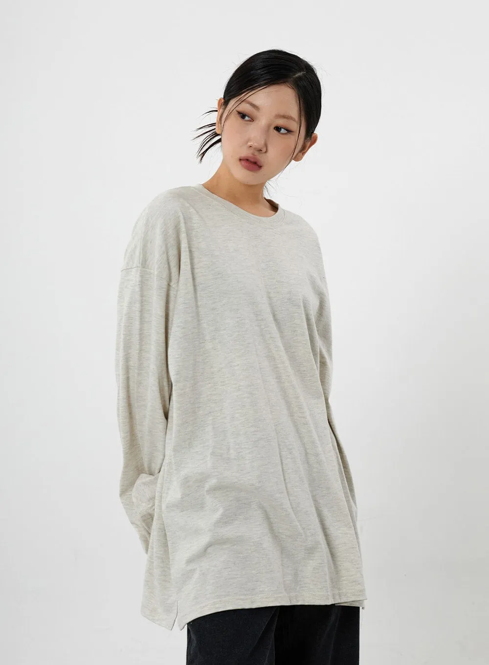 Loose Fit Long Sleeve T-Shirt Top Unisex CS21