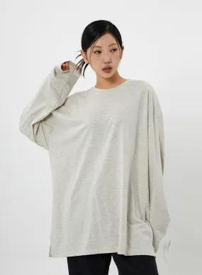 Loose Fit Long Sleeve T-Shirt Top Unisex CS21