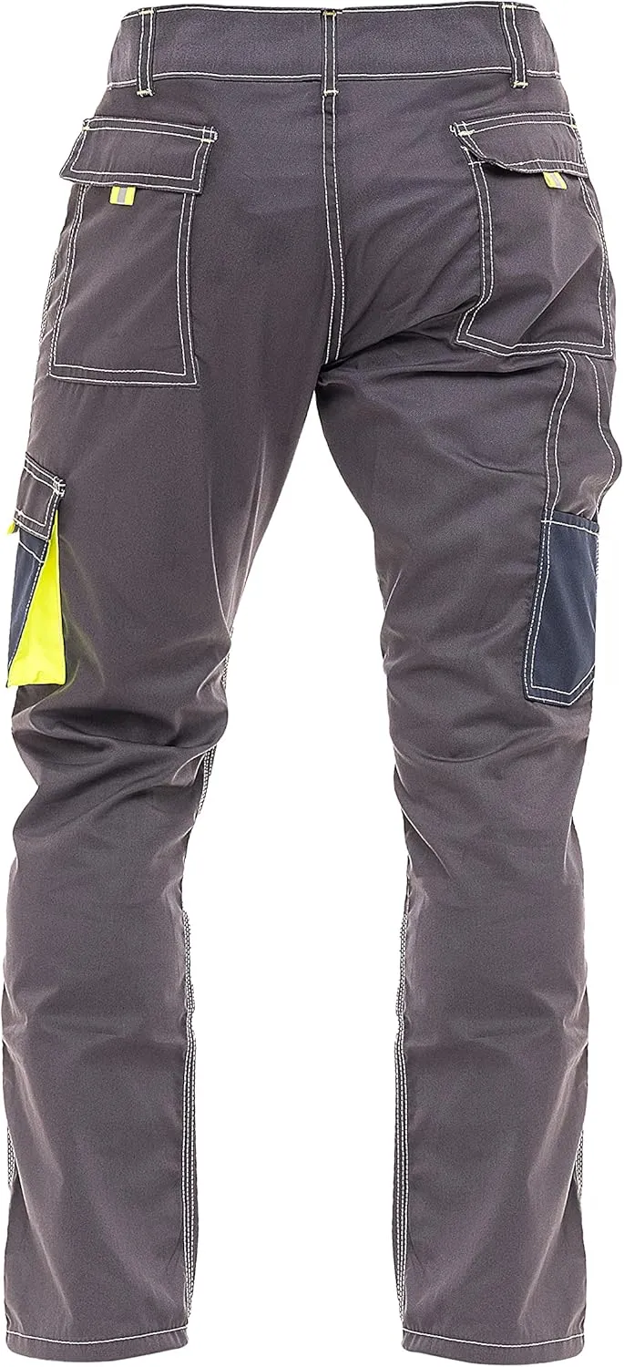 Men's Painter Pants Carpenter Tactical Field Pants Cargo Trousers with Cordura Reinforced Knees Pads & Utility Pockets