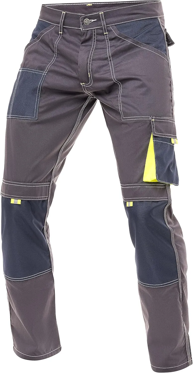 Men's Painter Pants Carpenter Tactical Field Pants Cargo Trousers with Cordura Reinforced Knees Pads & Utility Pockets