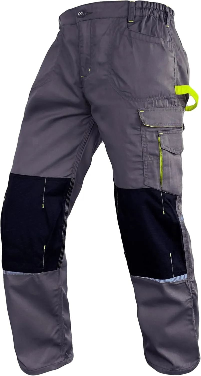 Men's Tactical Work Pants – Cordura Knee Reinforcement, Multi-Pocket Cargo Utility, Durable & Casual Combat Trousers