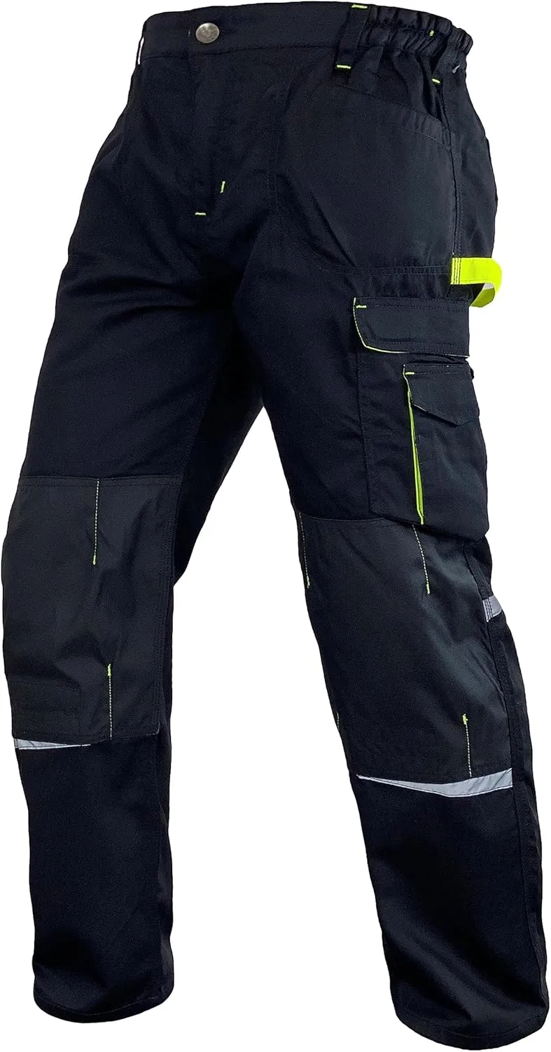 Men's Tactical Work Pants – Cordura Knee Reinforcement, Multi-Pocket Cargo Utility, Durable & Casual Combat Trousers