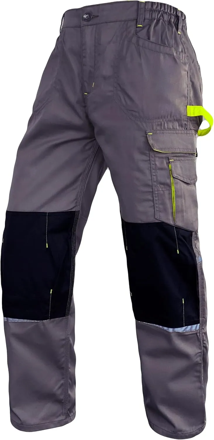 Men's Tactical Work Pants – Cordura Knee Reinforcement, Multi-Pocket Cargo Utility, Durable & Casual Combat Trousers
