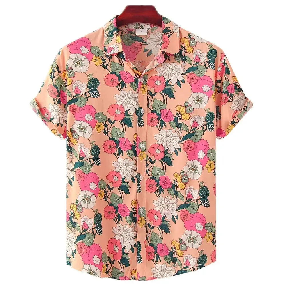 RETRO FLORAL BUTTON-UP