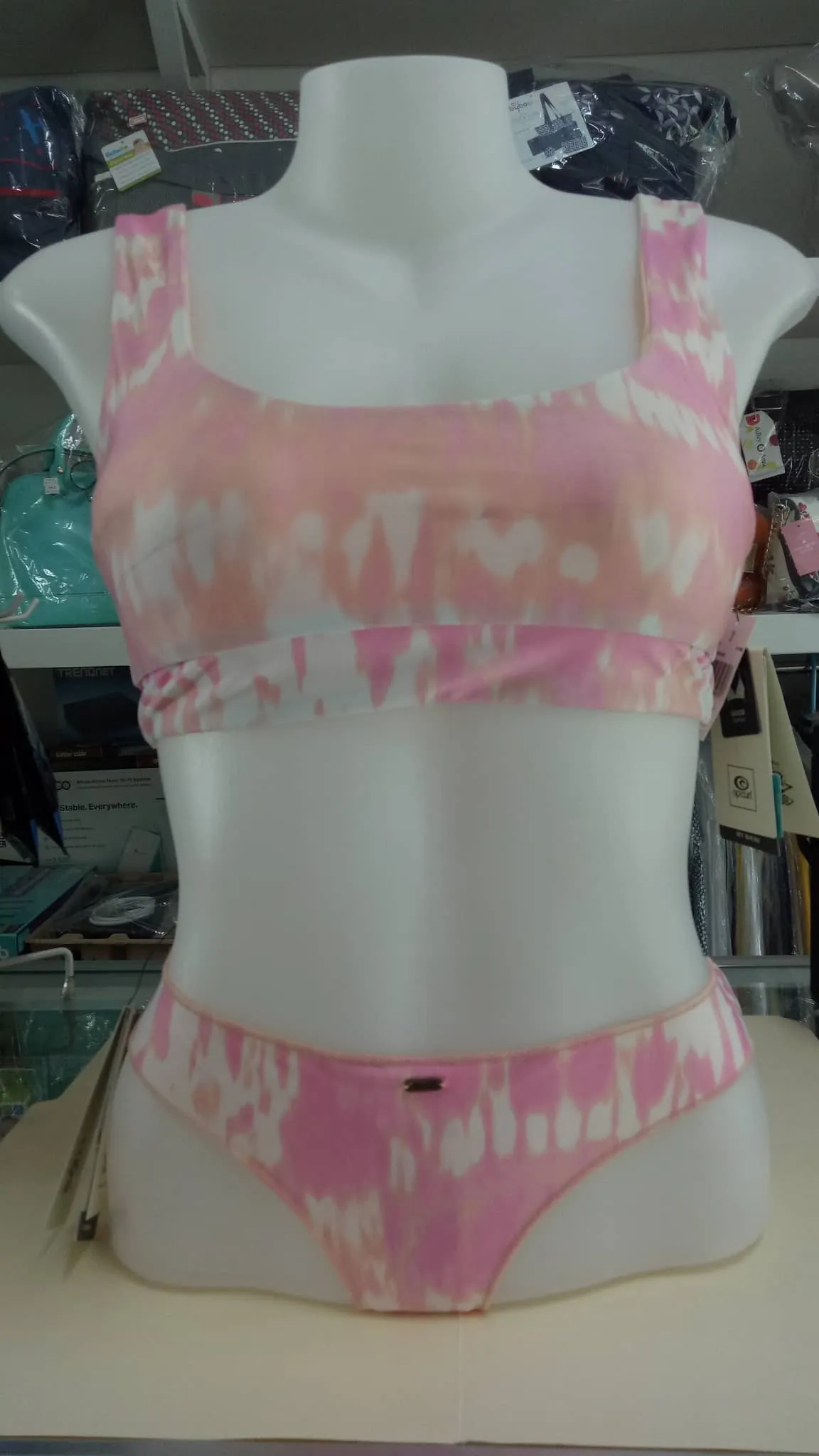 Rip Curl Classic Surf Eco Crop Bikini with Shorts - SMALL