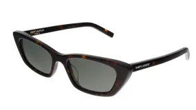 Saint Laurent SL 277 002 Havana Rectangle Sunglasses