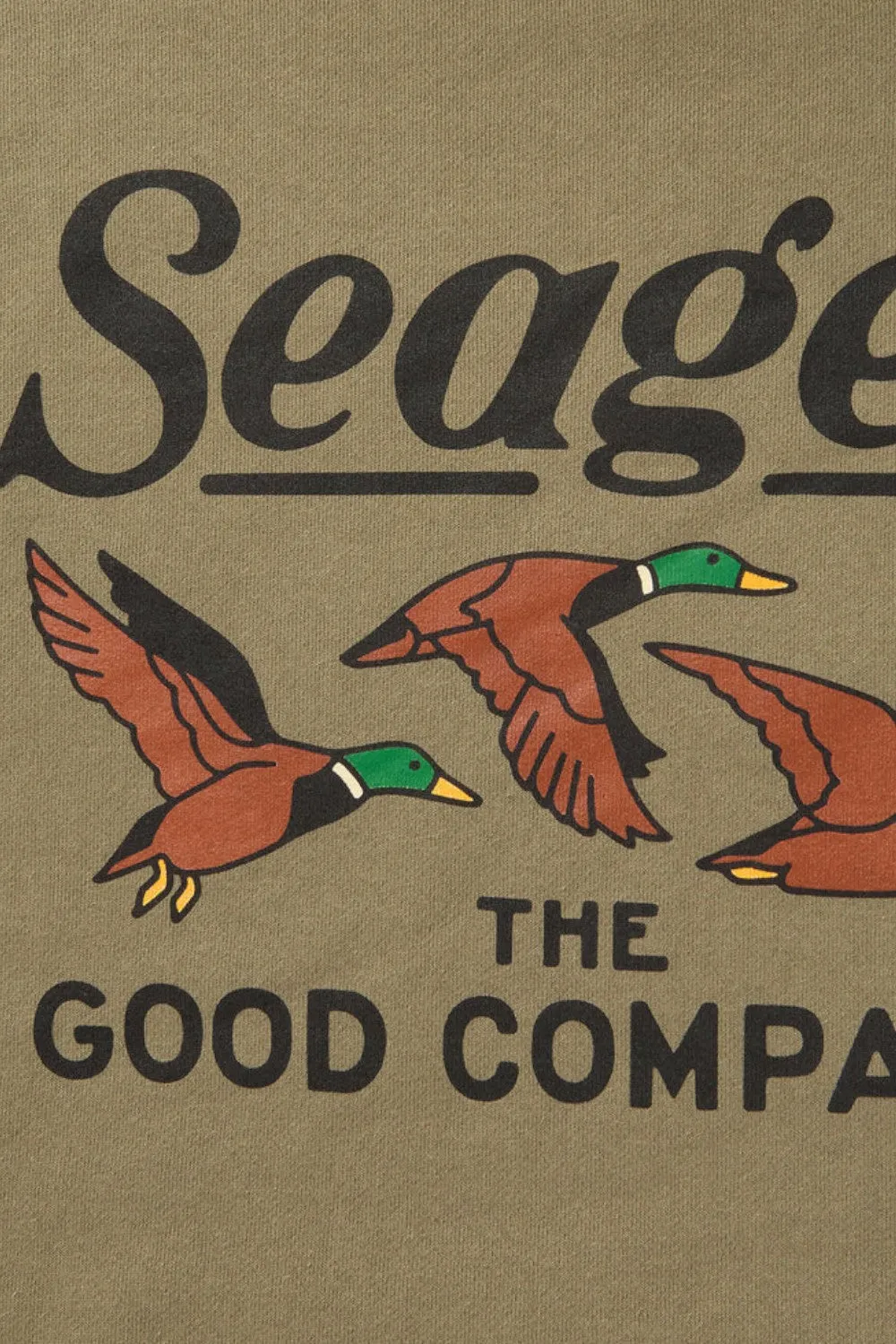Seager Good Company Heavy-Weight Hoodie in Olive