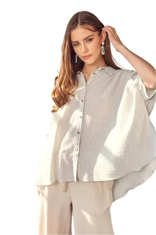 Striped Button Up Shirt
