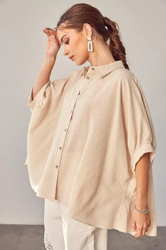 Striped Button Up Shirt