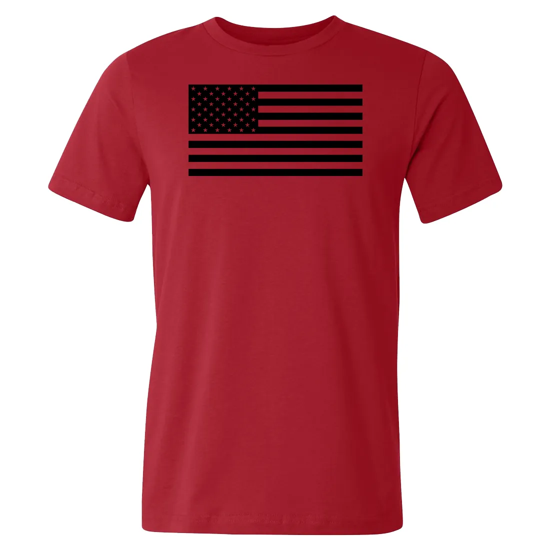 The Black USA Flag Tee