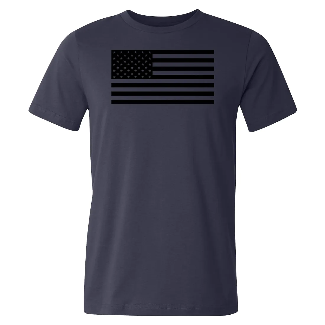 The Black USA Flag Tee