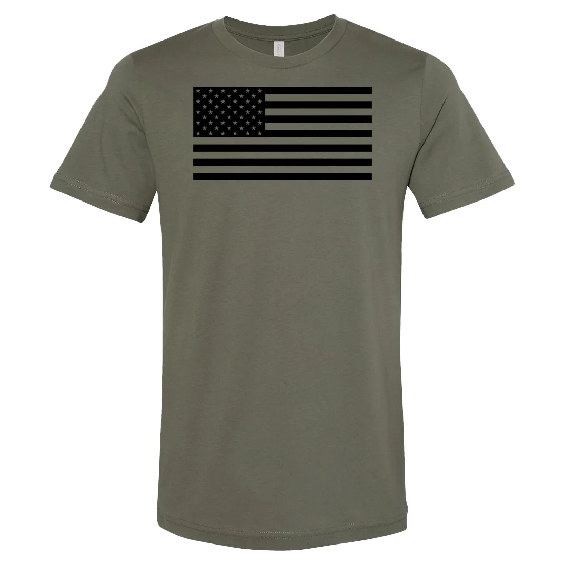 The Black USA Flag Tee