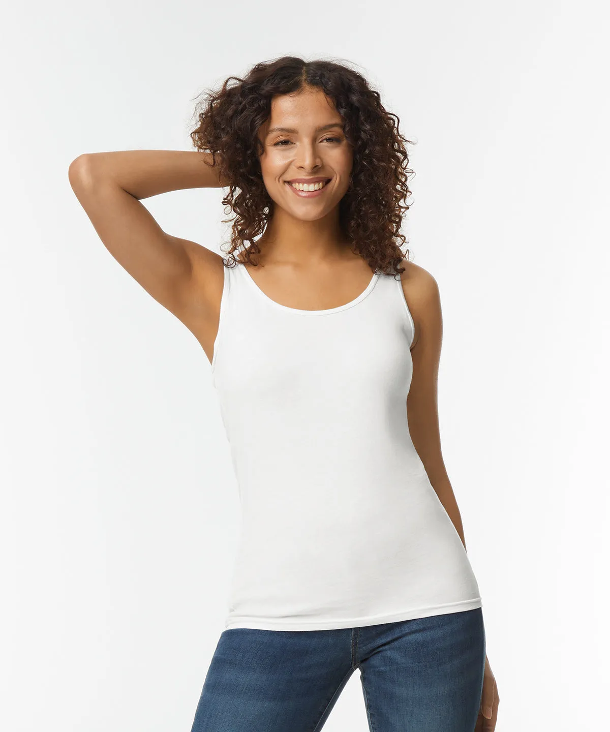 White - Softstyle™ women's tank top