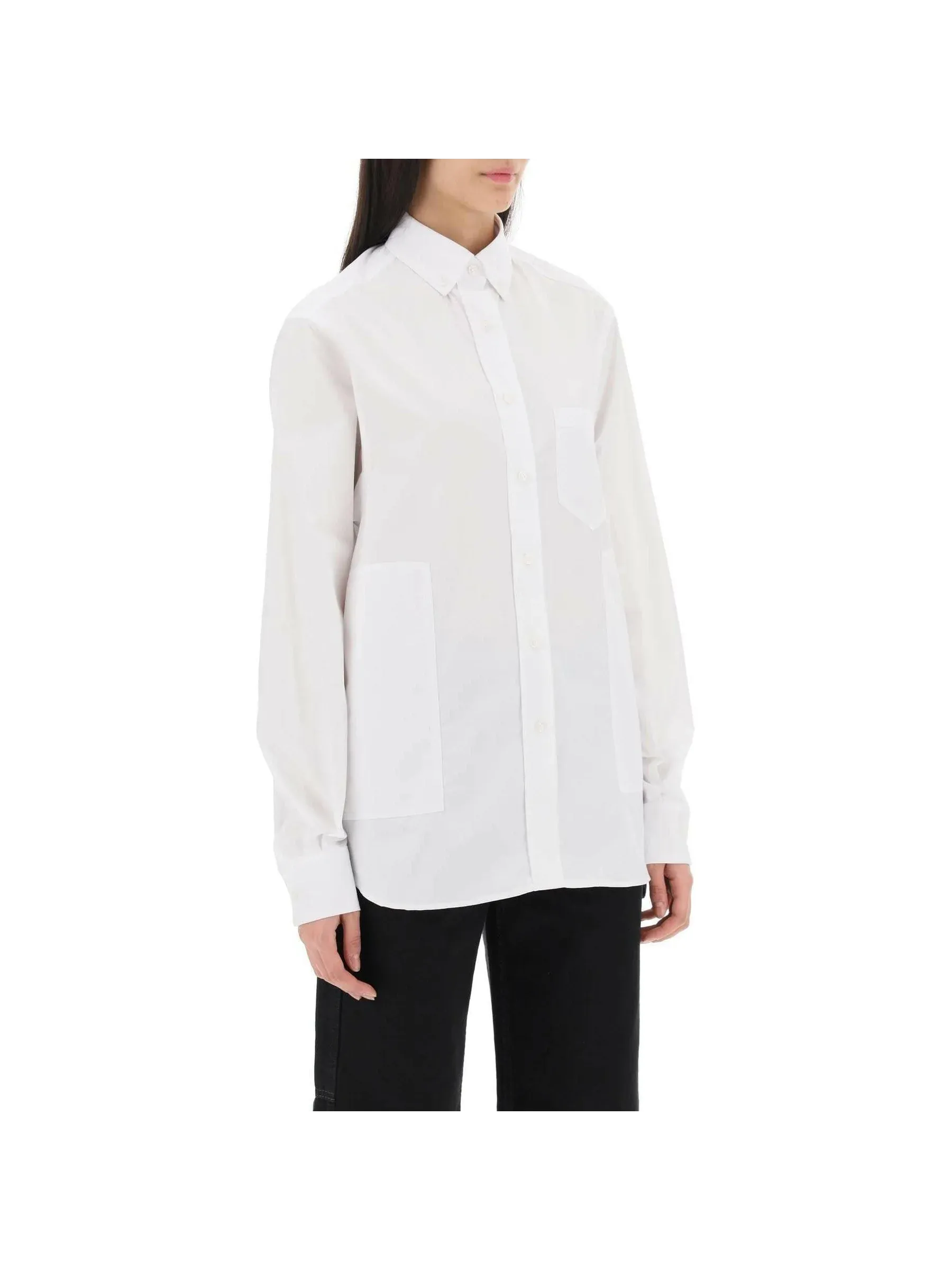 William Poplin Button-Up Shirt