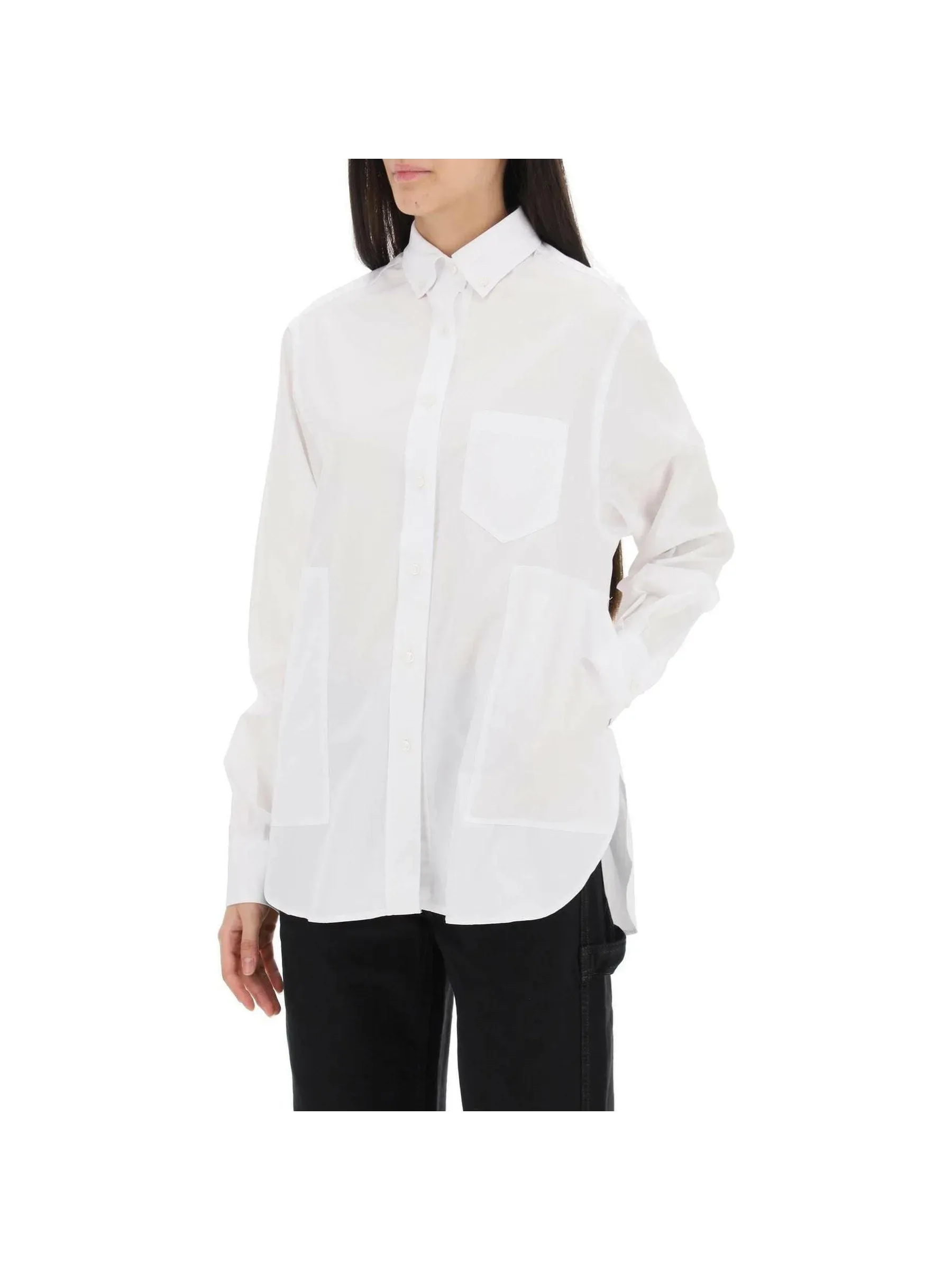 William Poplin Button-Up Shirt